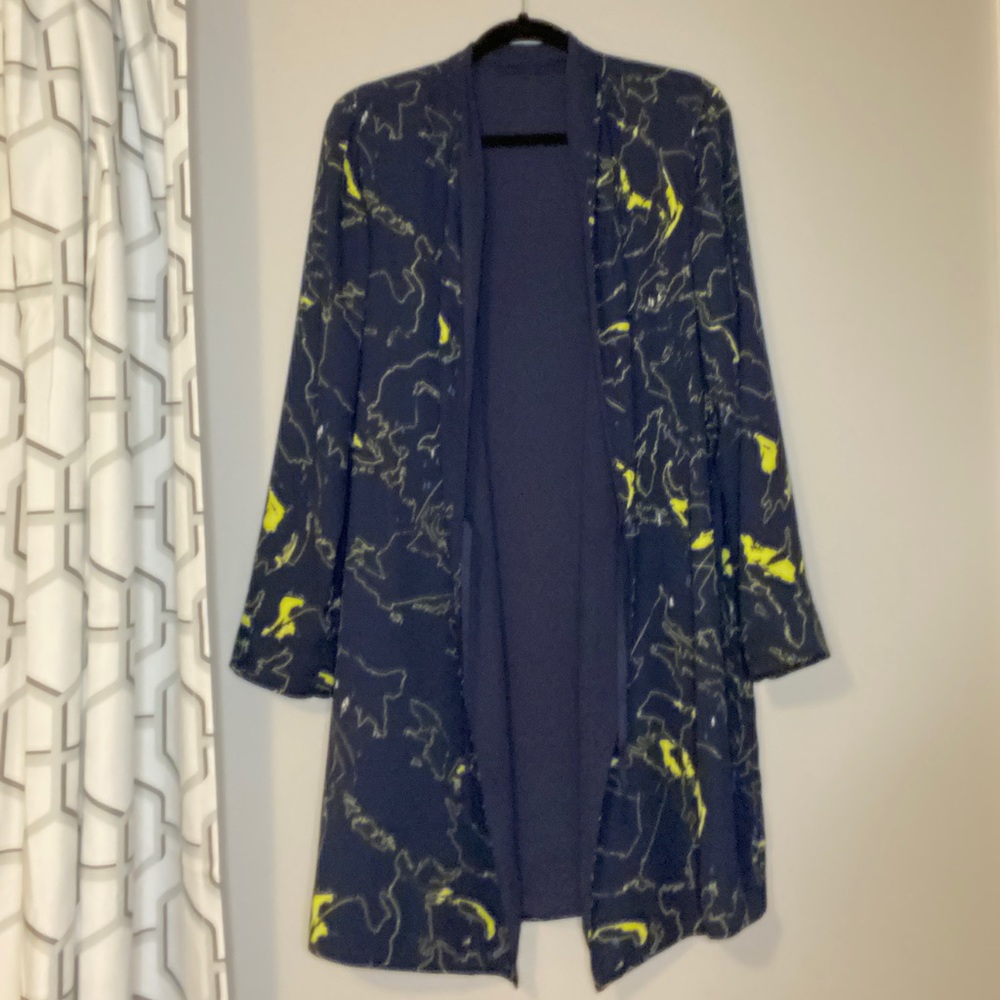 Aritzia Reversible Wrap Coat w/ Canada Print - Design Sample